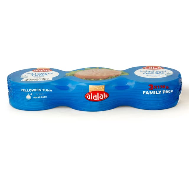 Al Alali Yellowfin Tuna In Water 3 170 G
