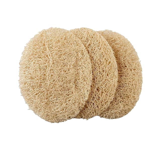 Balmy Loofah Facial Peeling Pads 3 Pcs