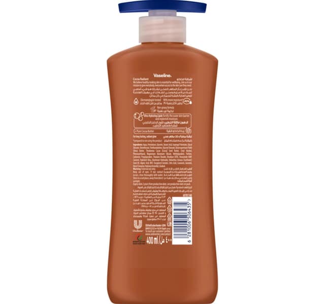 Vaseline Intensive Care Cocoa Radiant Body Lotion 400 Ml