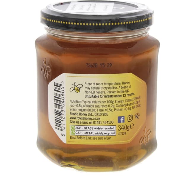 Rowse Pure Natural Honey 340 G