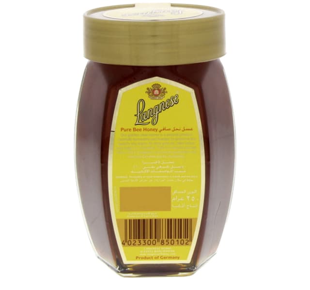 Langnese Golden Clear Pure Bee Honey 250 G