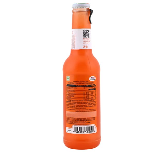 Freez Mix Mango Peach Carbonated Flavored Drink 275 Ml