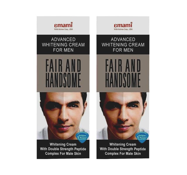 Emami Fair Handsome Advanced Whitening Cream For Men Value Pack 2 100 Ml