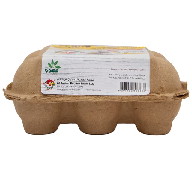 Golden Egg Brown Organic Free Range Eggs 6 Pcs