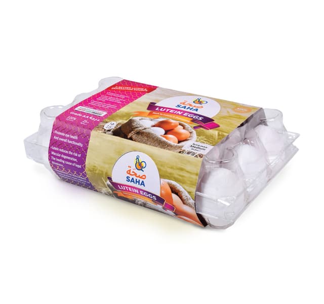 Saha White Lutein Eggs Medium 15 Pcs