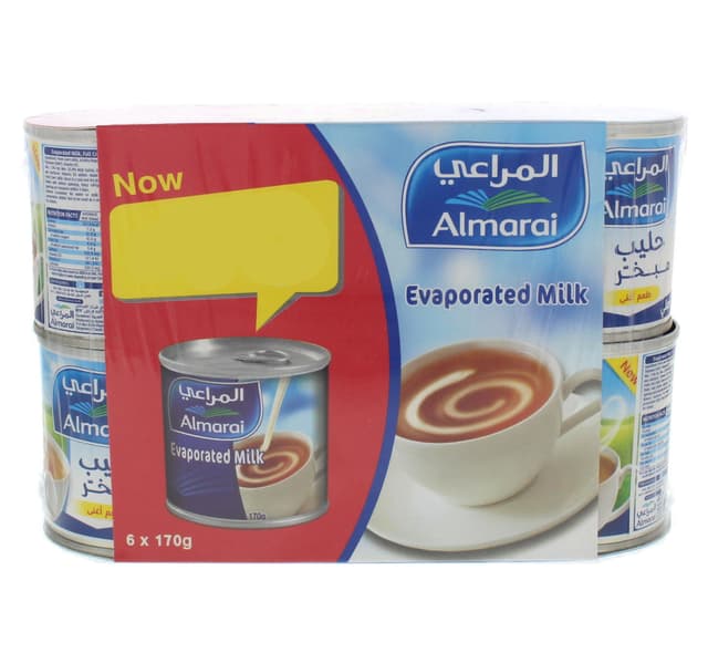 Almarai Evaporated Milk Value Pack 6 170 G