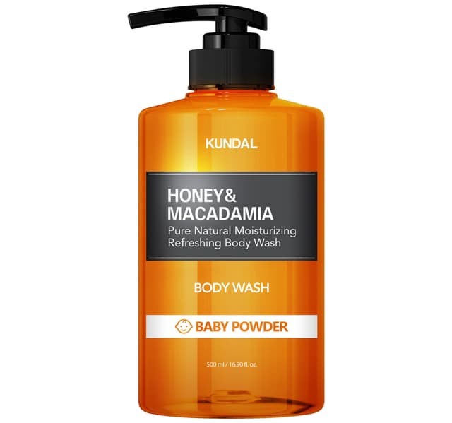 Kundal Honey Macadamia Baby Powder Body Wash 500 Ml