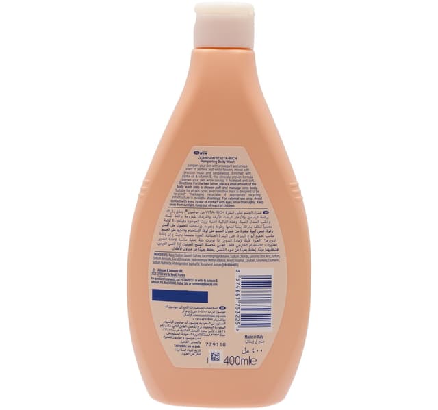 Johnson's Vita-Rich Pampering Body Wash with Jojoba Oil & Vitamin E