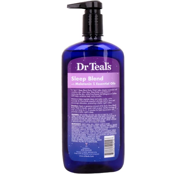 Dr Teals Sleep Blend Body Wash With Pure Epsom Salt Value Pack 710 Ml