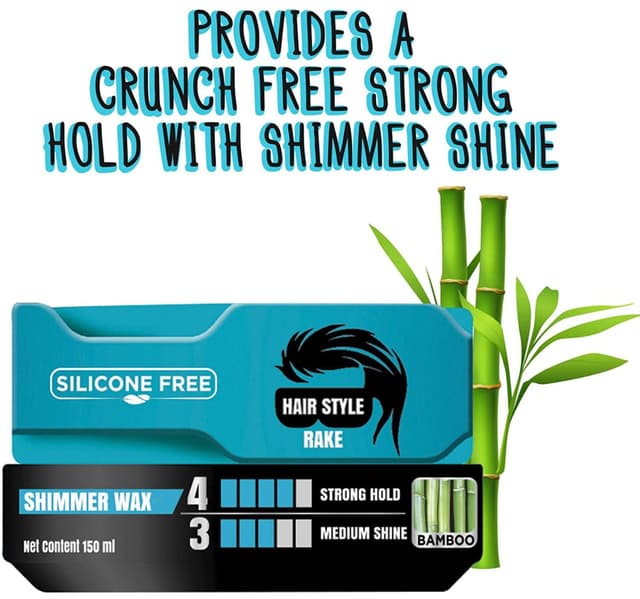 Vatika Naturals Strong Hold Medium Shine Shimmer Styling Wax Natural