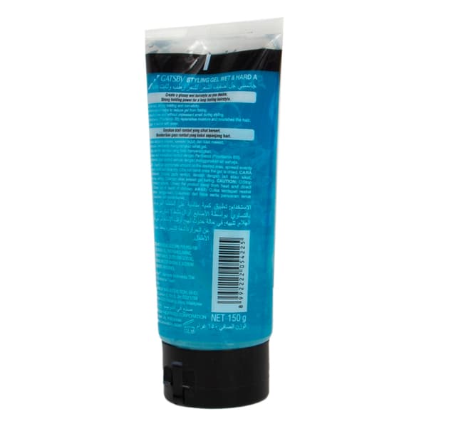 Gatsby Wet And Hard Styling Gel 150 G