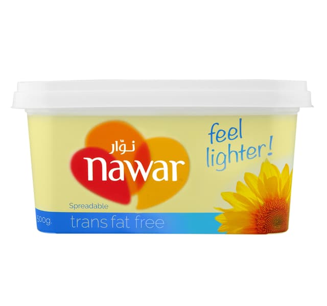 Nawar Spreadable Margarine Trans Fat Free 500 G