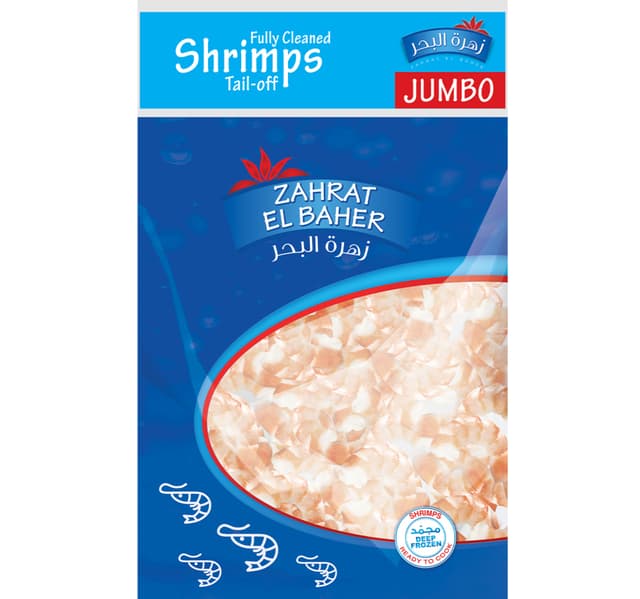 Zahrat El Baher Frozen Jumbo Shrimps 750 G