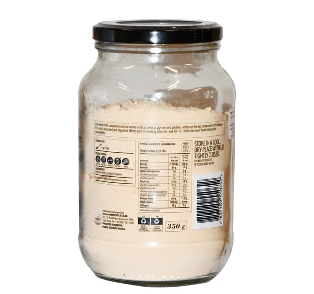 The Harvest Table Organic Pure Bone Broth Powder 350 G