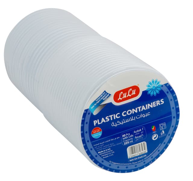 Lulu Plastic Containers With Lids 20pcs
