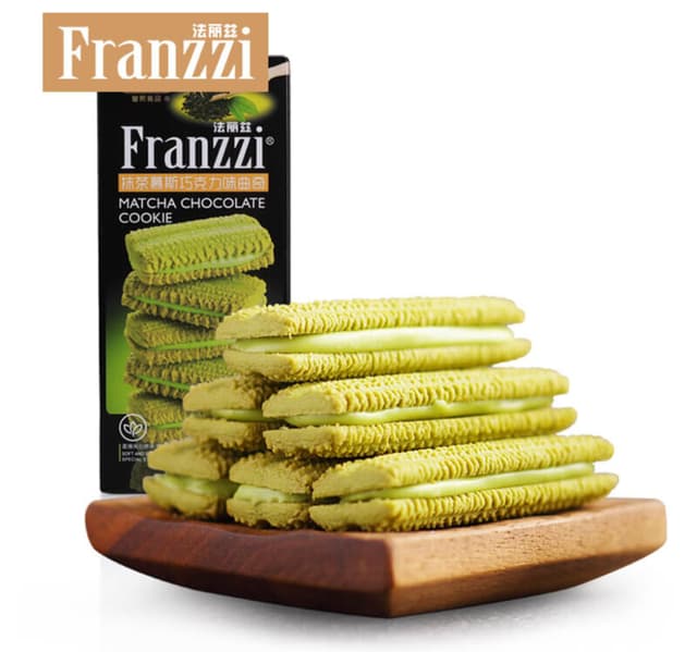 Franzzi Matcha Chocolate Flavor Cookie 115 G