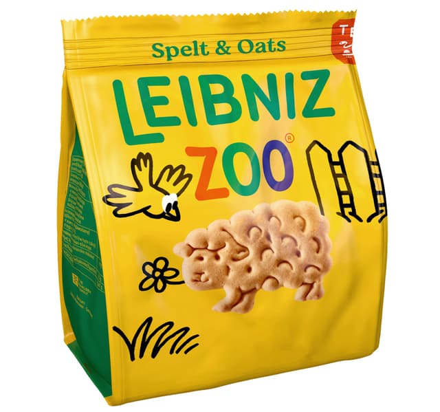 Leibniz Zoo Spelt Oats Biscuits 100 G