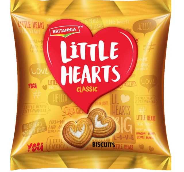 Britannia Little Hearts Classic Biscuits 505 G