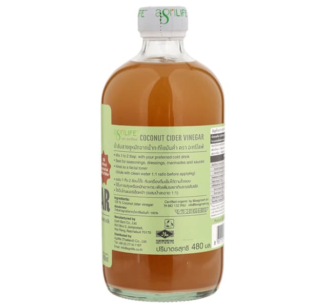 Agrilife Organic Coconut Cider Vinegar 480 Ml