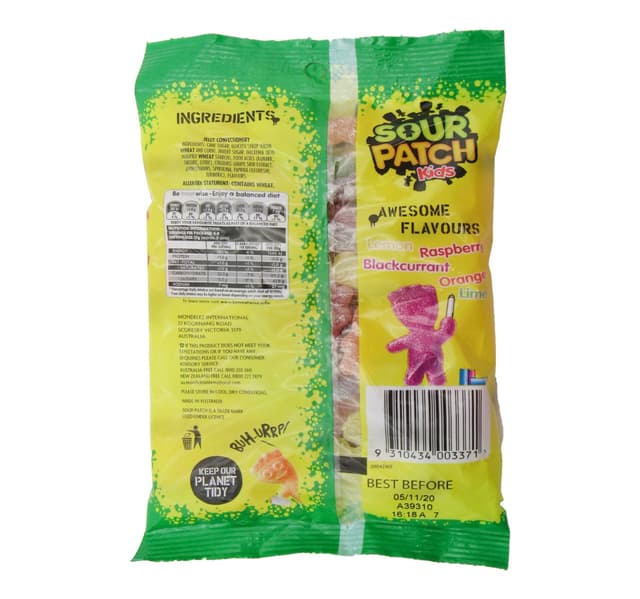 The Natural Confectionery Co Sour Patch Kids Jelly170 G