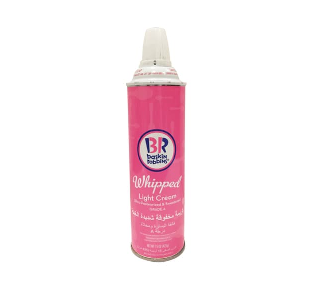 Baskin Robbins Whipped Light Cream