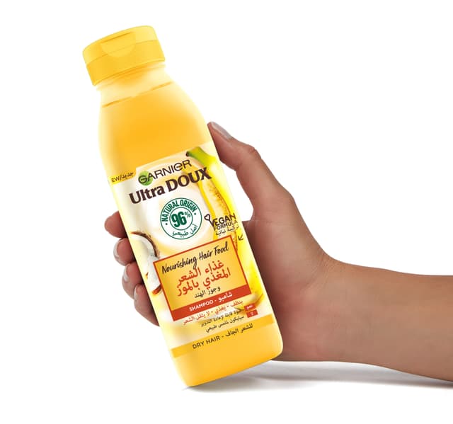 Garnier Ultra Doux Nourishing Hair Food Shampoo Banana Coconut 350 Ml