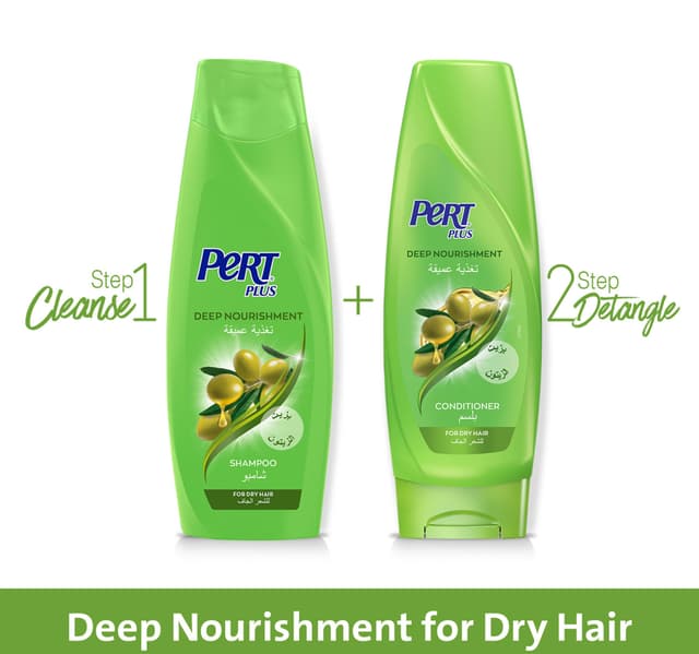 Pert Plus Deep Nourishment Shampoo With Olive Oil Value Pack 2 400 Ml