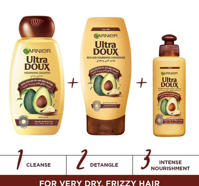 Garnier Ultra Doux Avocado And Shea Butter Nourishing Shampoo 200 Ml