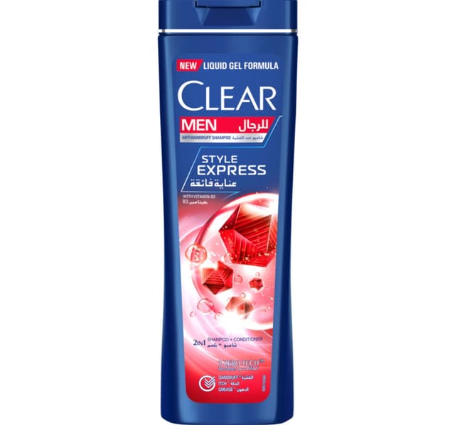 Clear Men 2in 1 Style Express Antidandruff Shampoo