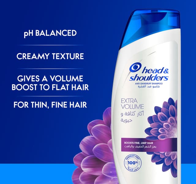 Head Shoulders Extra Volume Antidandruff Shampoo 400 Ml