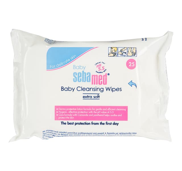 Sebamed Baby Cleansing Wipes 25 Pcs