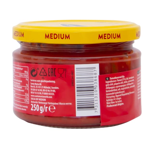 Santa Maria Dip Medium Salsa 250 G