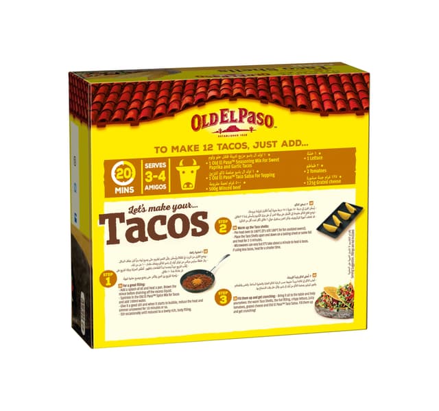 Old El Paso 12 Crunchy Taco Shells