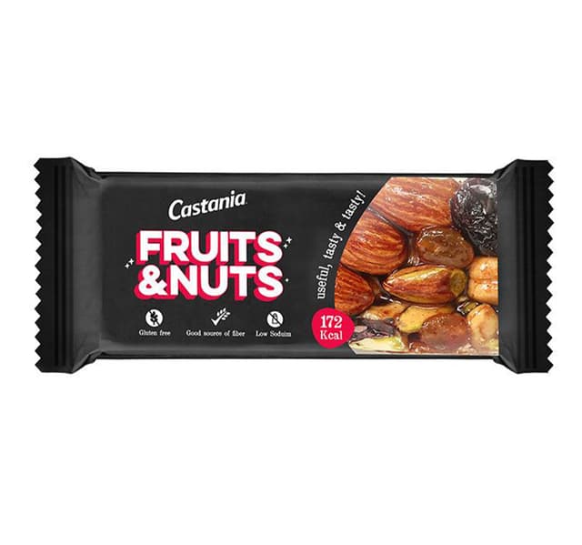Castania Fruits Nuts Bar 35 G