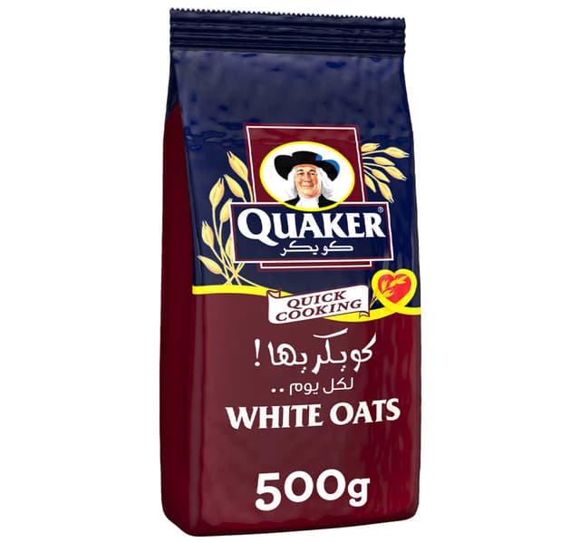 Quaker Quick Cooking White Oats 500g