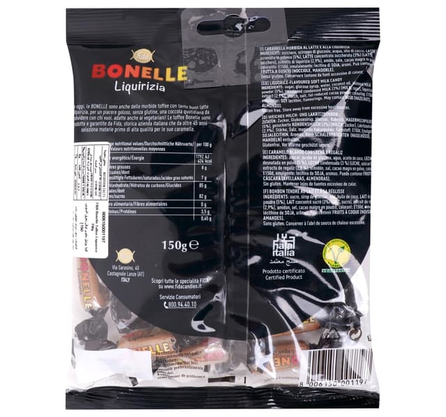 Bonelle Toffee Liquirizia 150 G