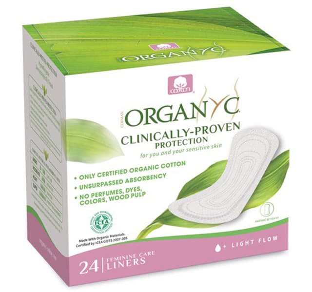 Organyc Light Flow Organic Panty Liners 24 Pcs