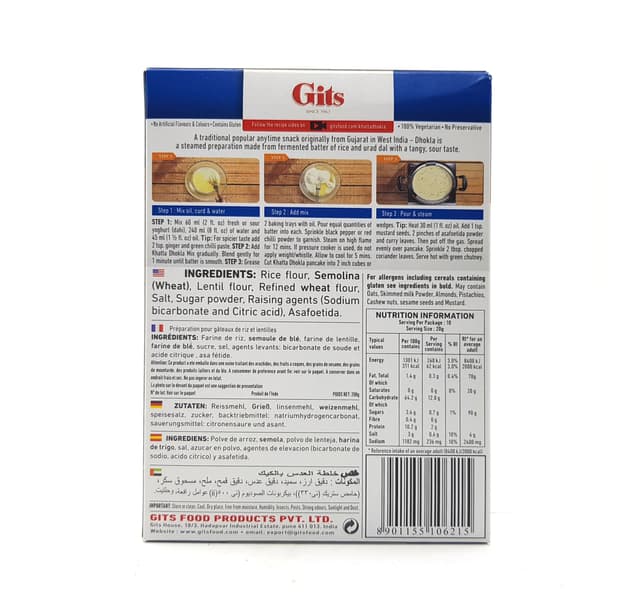 Gits Khatta Dhokla Snack Mix 200 G