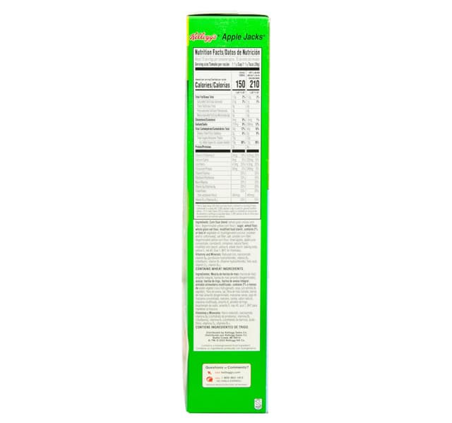 Kelloggs Apple Jacks Cinnamon Cereal 374 G