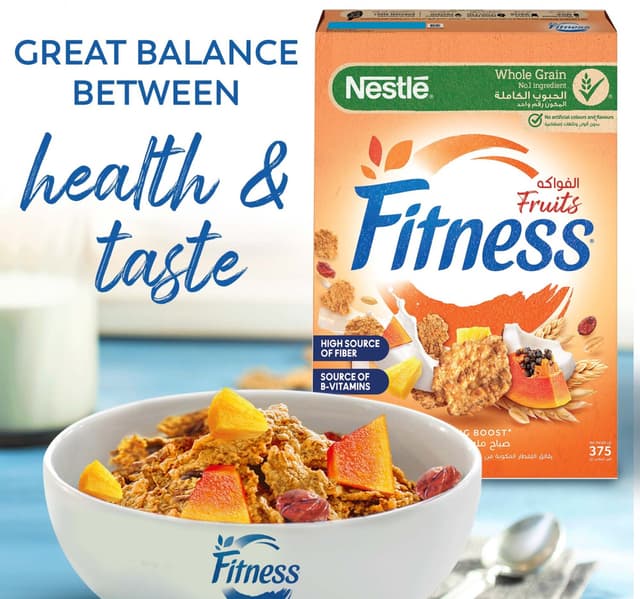 Nestle Fitness Fruits Cereal 375g