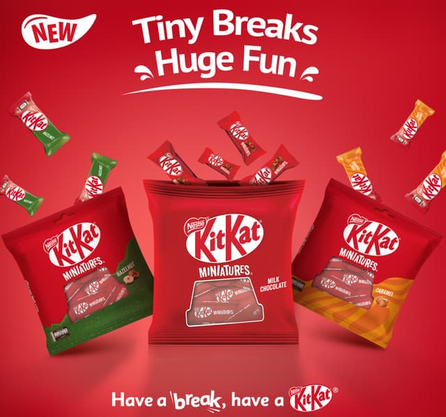 Nestle Kitkat Miniatures Hazelnut 10pcs 107 G