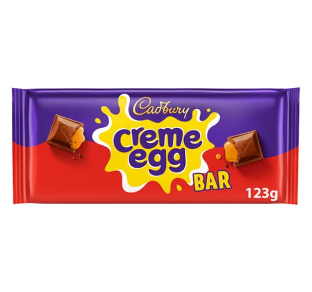 Cadbury Creme Egg Bar Milk Chocolate 123 G