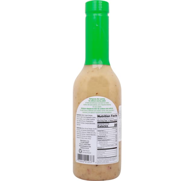 Badia Cilantro Lime Garlic Marinade Dressing Gluten Free 59148 Ml