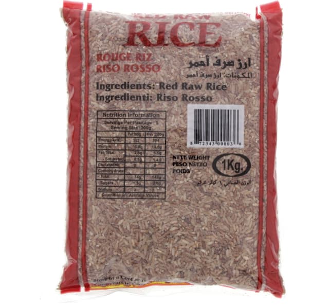 Colombo Fresh Foods Red Raw Rice 1 kg