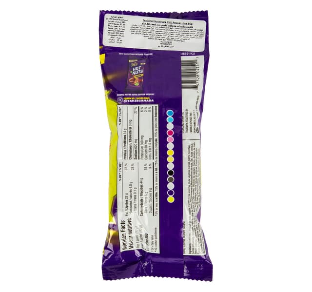 Takis Hot Nuts Flare Chili Pepper Lime Coated Peanuts 90 G