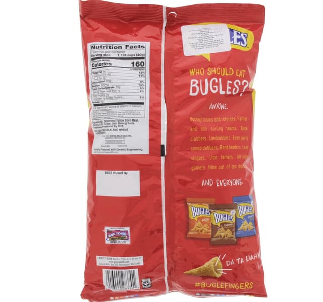 Bugles Original Flavor Corn Snacks 212 G