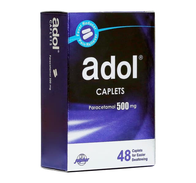 Adol Paracetamol Caplets 48 Pcs