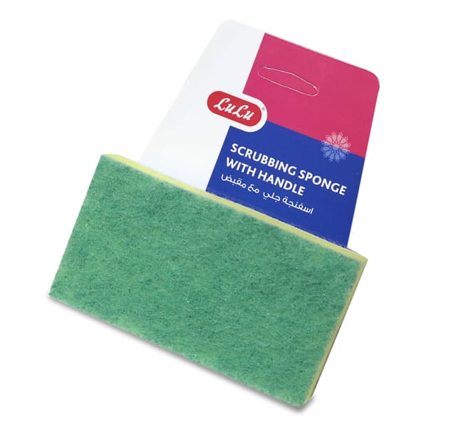 Lulu Scrubbing Sponge With Handle 1 Pc