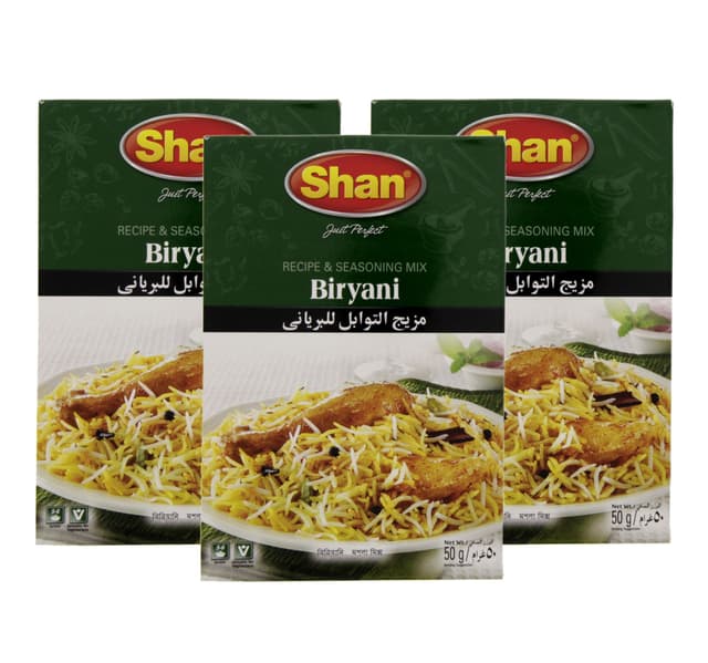 شان برياني ماسالا 3 × 50 جم