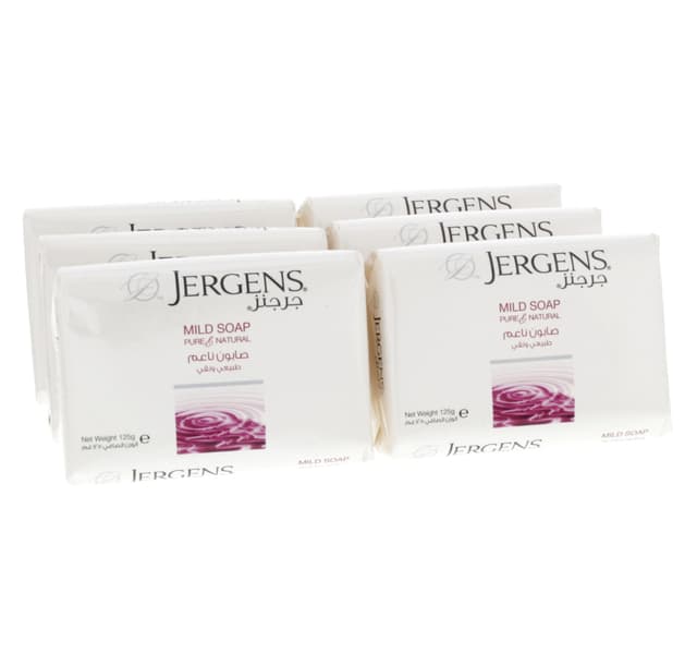 Jergens Mild Pure And Natural Soap 6 125 G